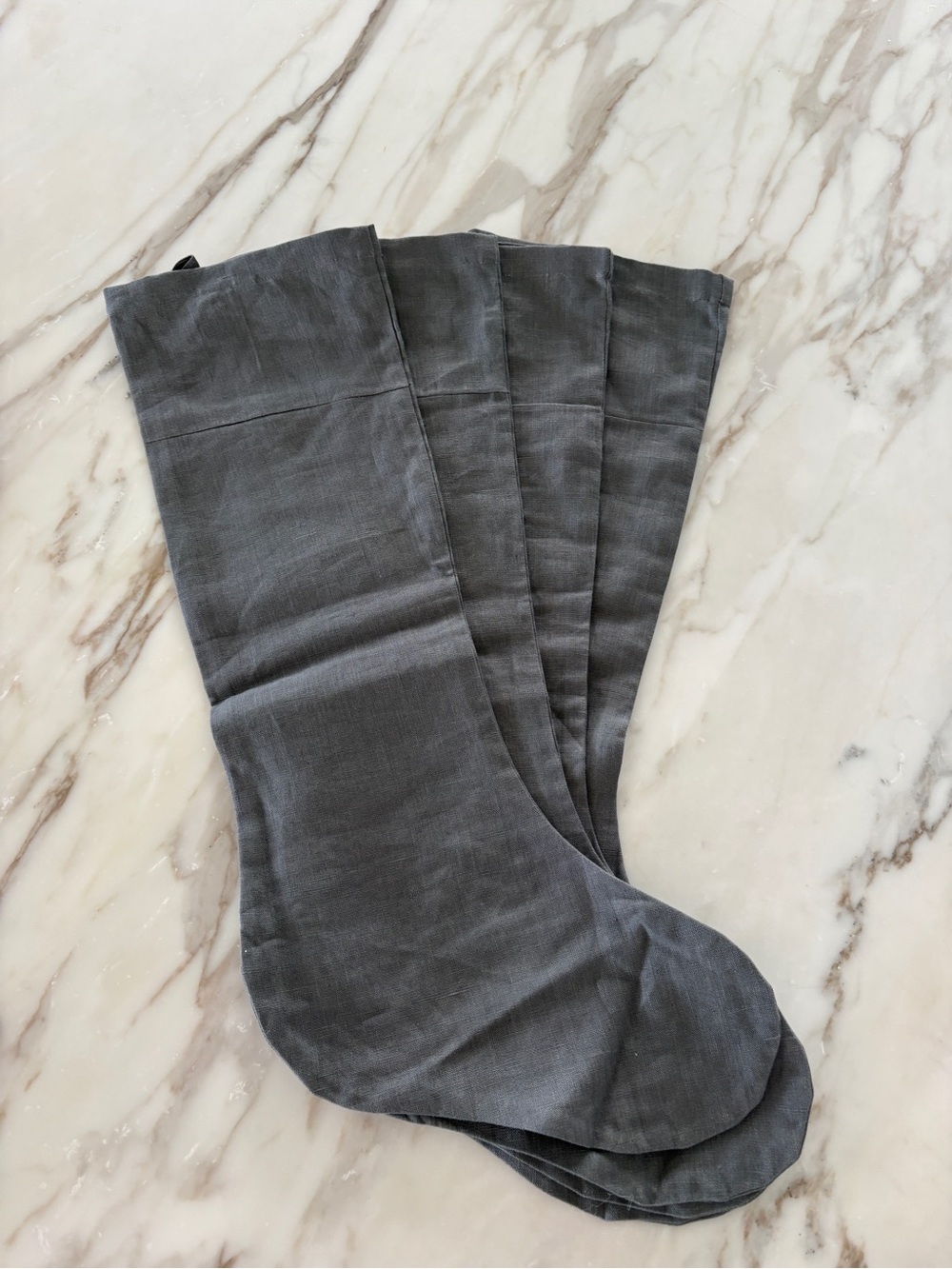 Men's Gray Linen Pants - Classic Straight Fit